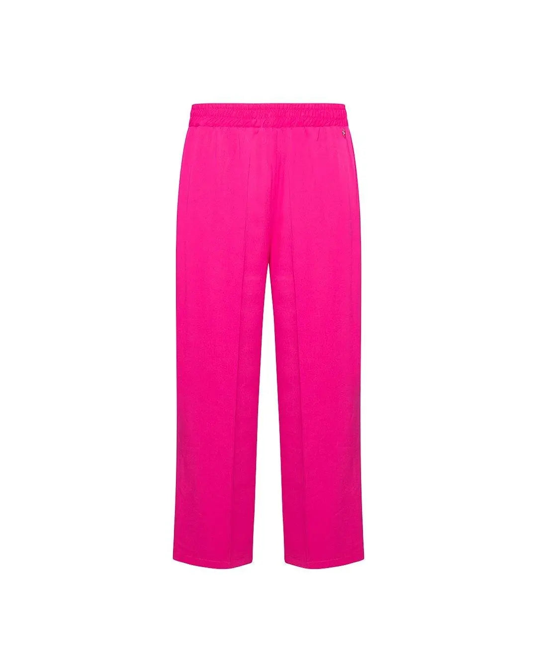 Pantalone cropped in viscosa FUXIA DORABELLA