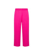 Pantalone cropped in viscosa FUXIA DORABELLA
