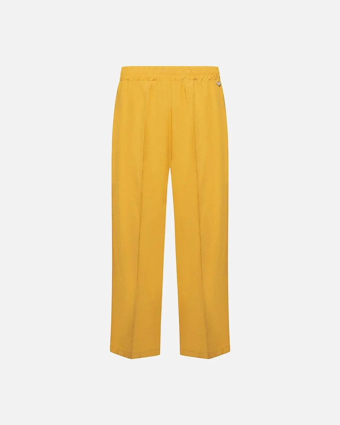 Pantalone cropped in viscosa SENAPE DORABELLA XL