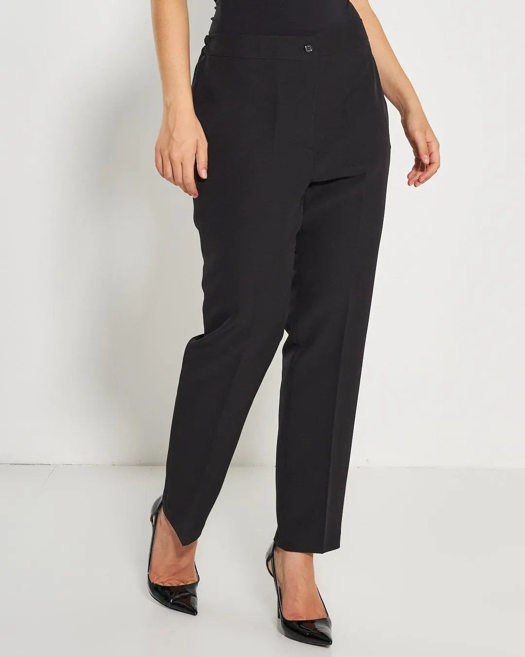 Pantalone dritto NERO DORABELLA PIU' 49