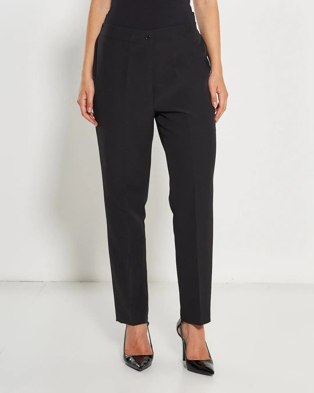 Pantalone dritto NERO DORABELLA PIU'