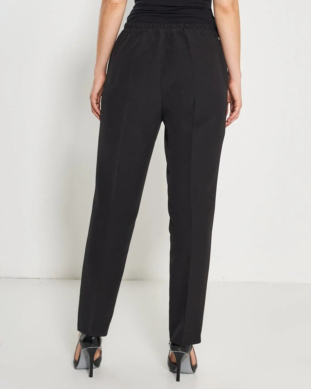 Pantalone dritto NERO DORABELLA PIU'