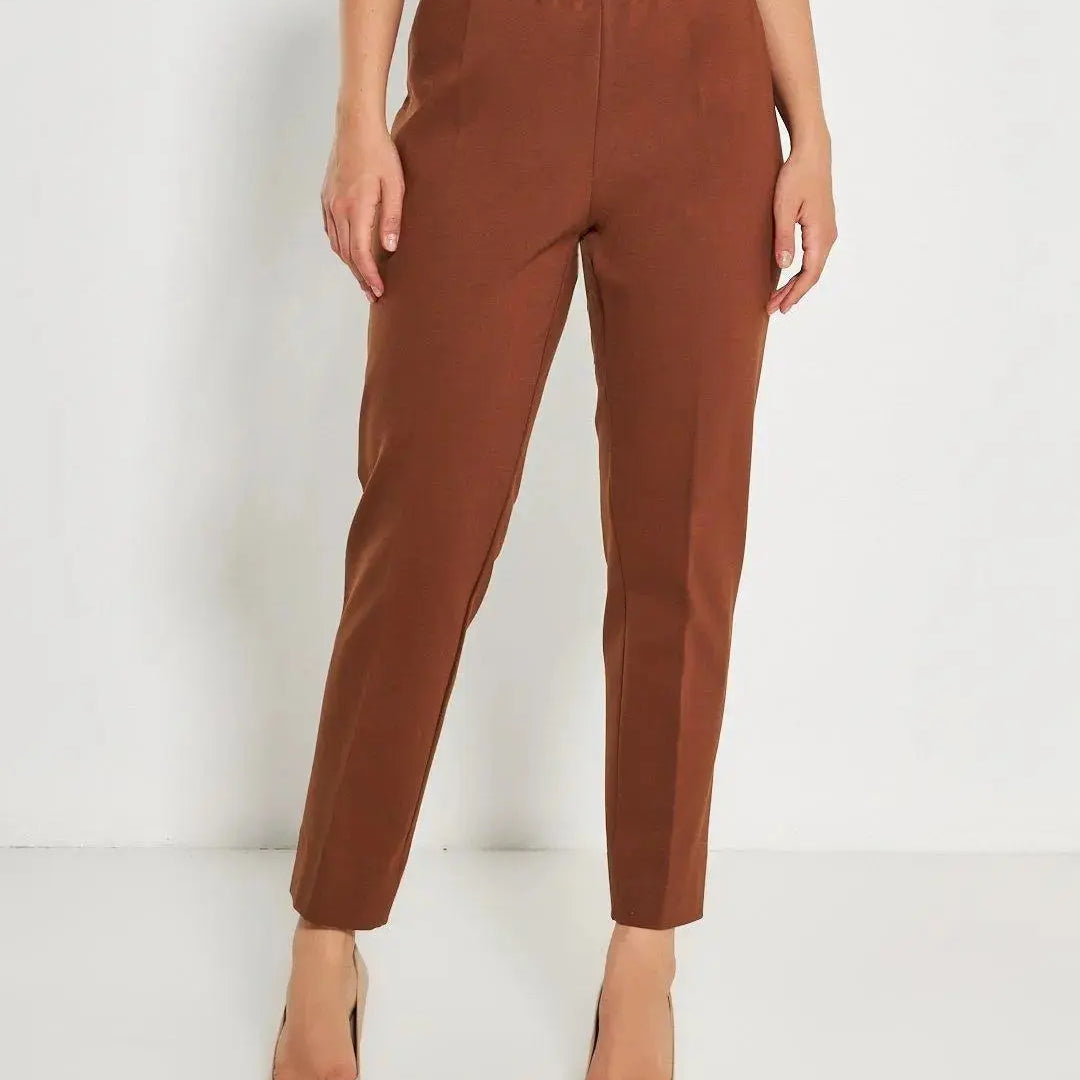 Pantalone dritto TABACCO DORABELLA PIU' 49