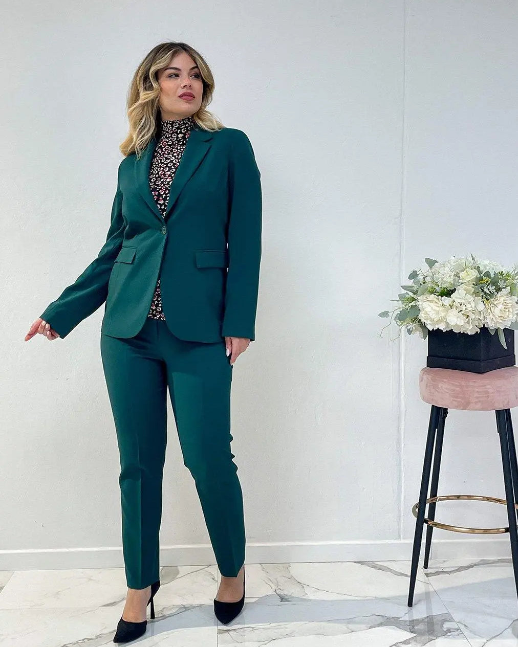 Pantalone dritto VERDE DORABELLA