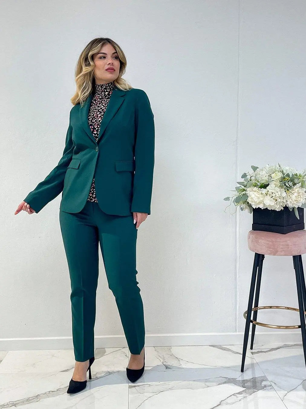 Pantalone dritto VERDE DORABELLA