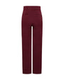 Pantalone elegante in tinta unita BORDEAUX IRONICA