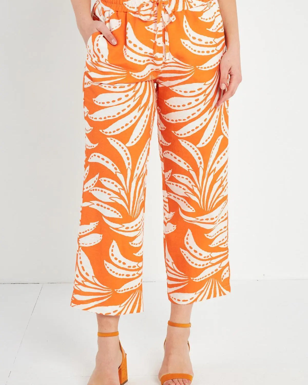 Pantalone fantasia ARANCIO DORABELLA XXL