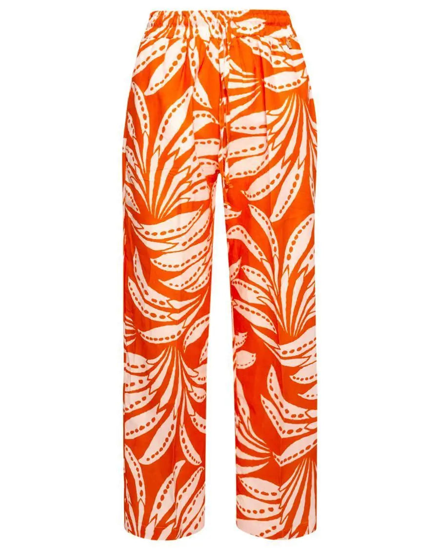 Pantalone fantasia ARANCIO DORABELLA
