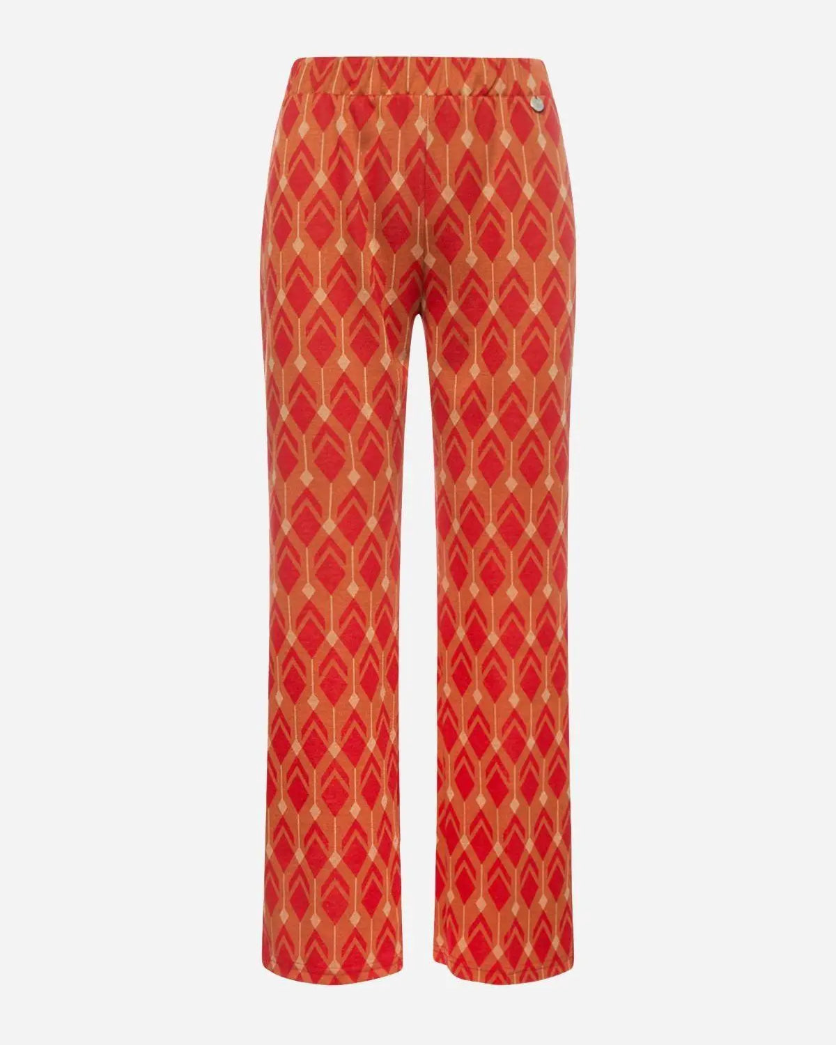 Pantalone fantasia ARANCIO DORABELLA