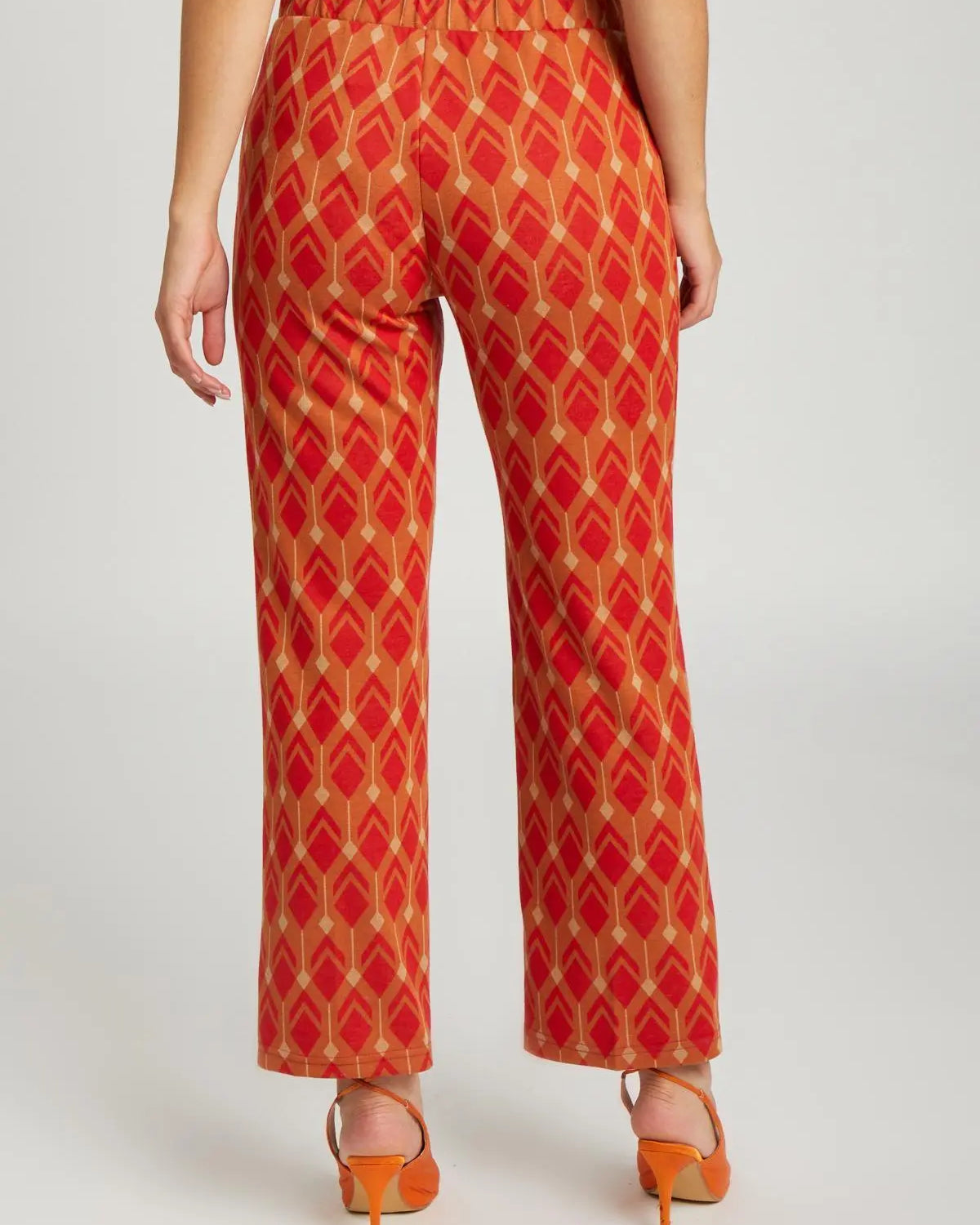 Pantalone fantasia ARANCIO DORABELLA