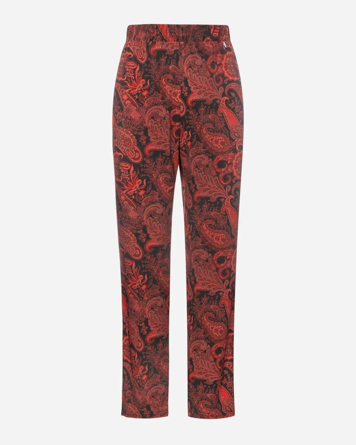 Pantalone fantasia NERO DORABELLA PIU'
