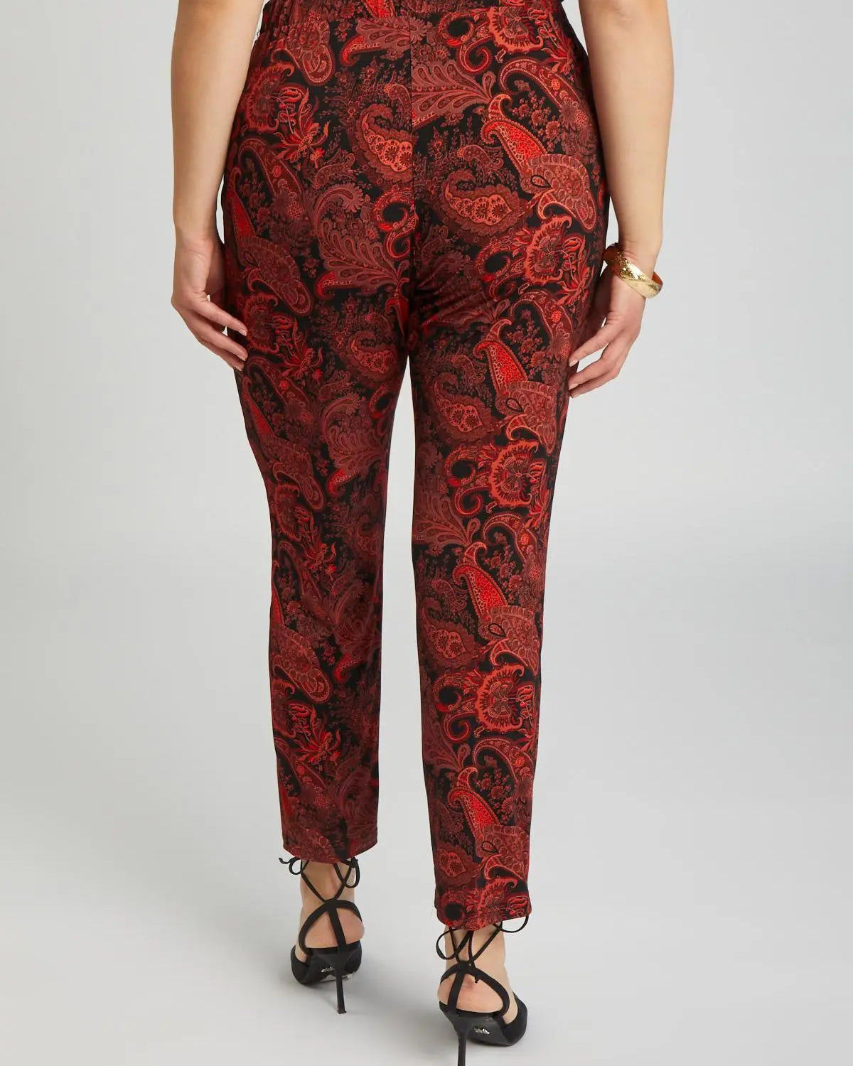Pantalone fantasia NERO DORABELLA PIU'