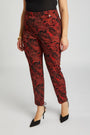 Pantalone fantasia NERO DORABELLA PIU'