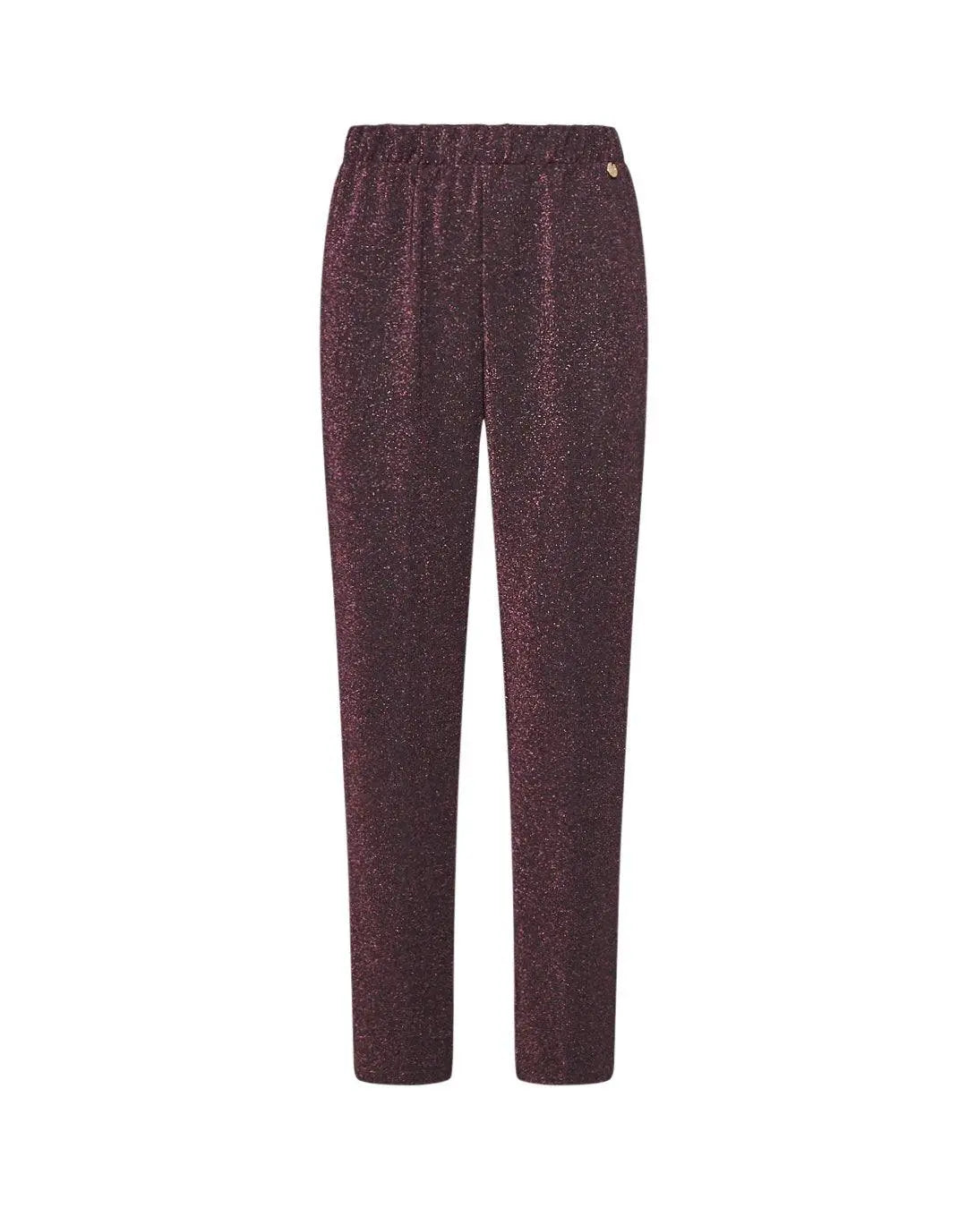 Pantalone fantasia PRUGNA DORABELLA