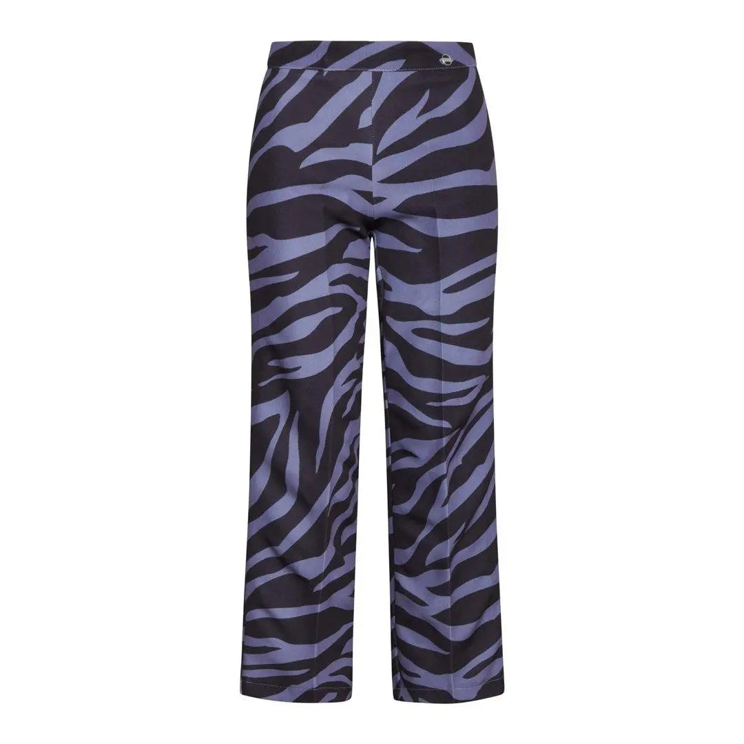 Pantalone fantasia animalier NERO-C.D.ZUCCHERO IRONICA 52
