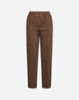 Pantalone fantasia astratta TABACCO DORABELLA PIU'