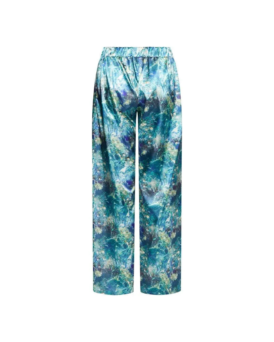 Pantalone fantasia marbled VERDE IRONICA