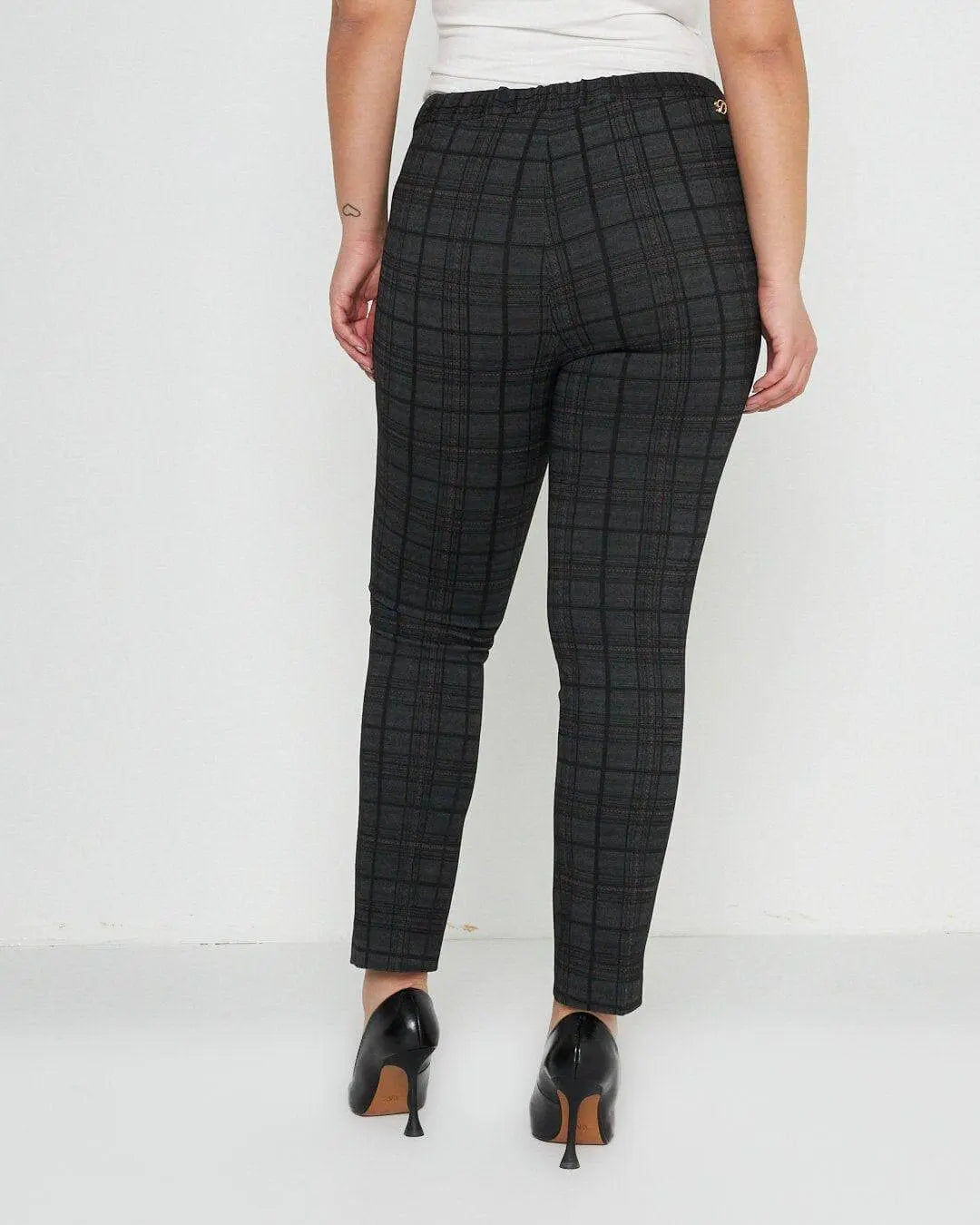 Pantalone fantasia quadri MORO DORABELLA