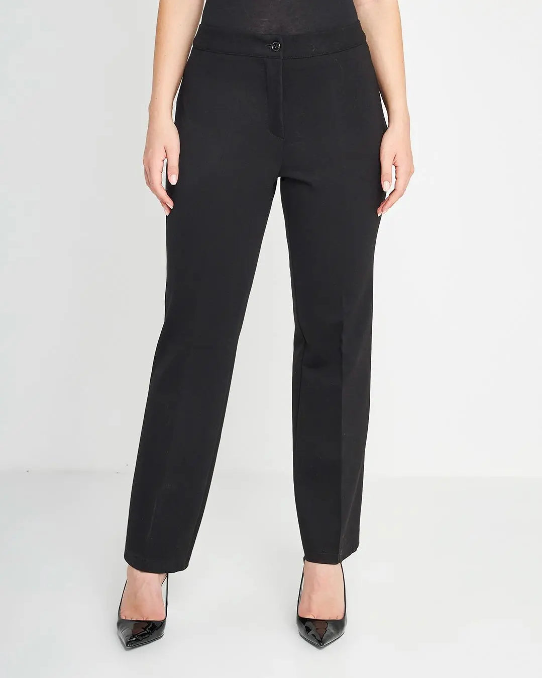 Pantalone flare Nero DORABELLA PIU'