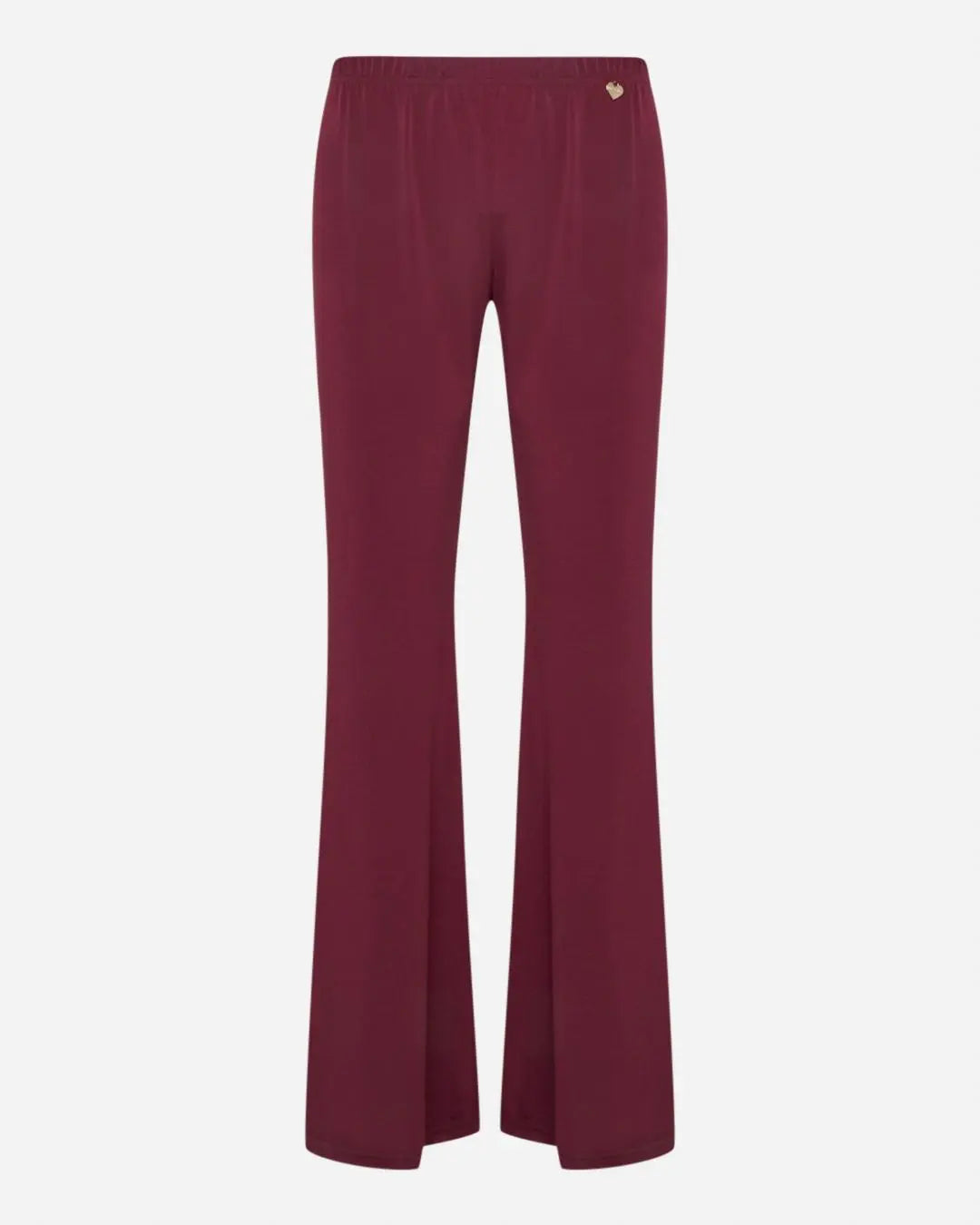 Pantalone flare PRUGNA DORABELLA