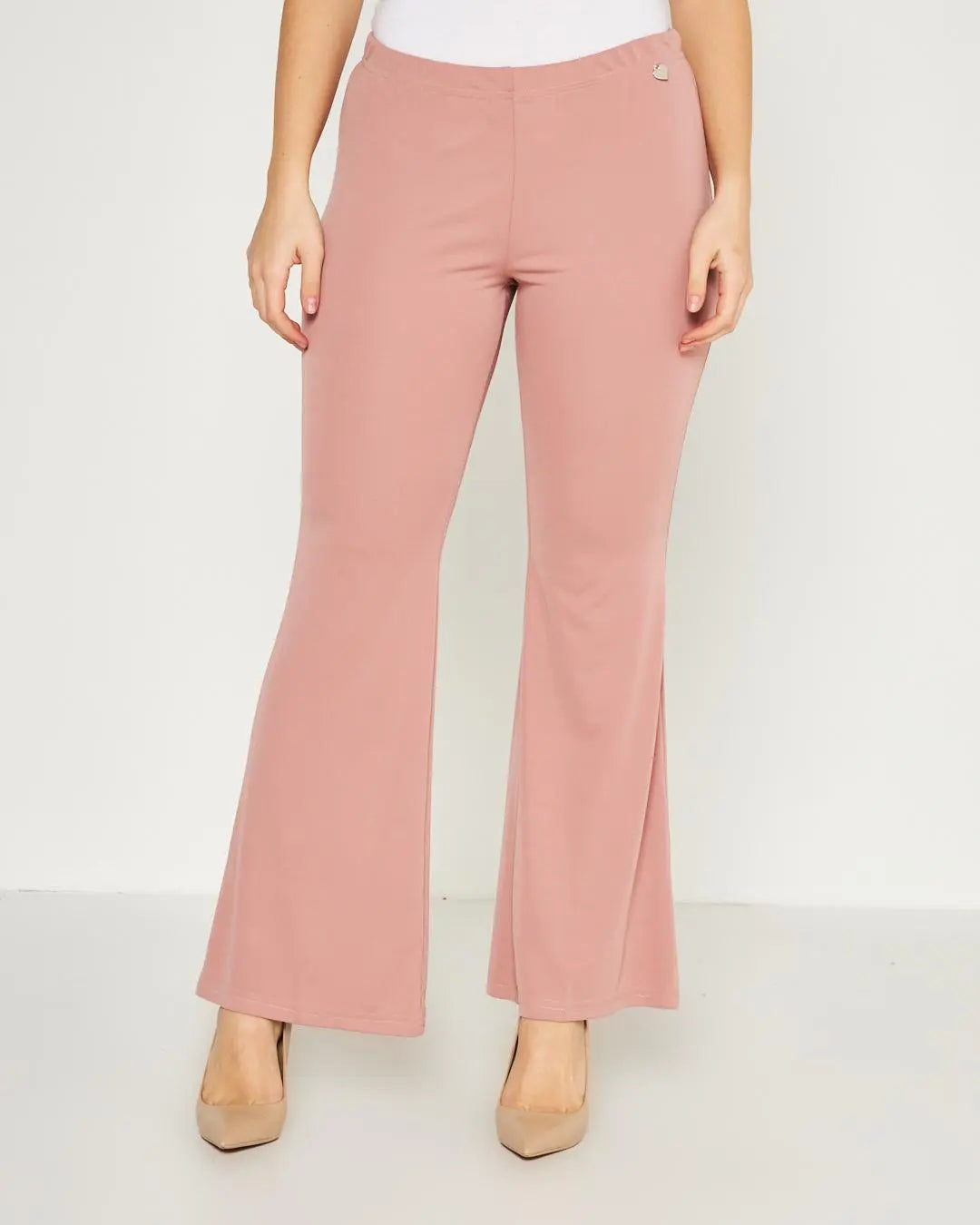 Pantalone fluido Rosa DORABELLA COUTURE XXL