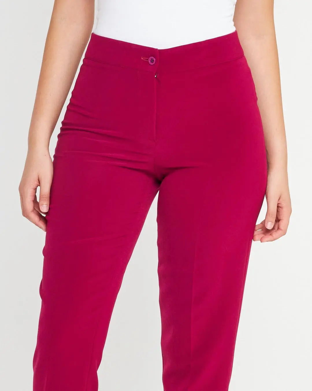 Pantalone fluido elegante MAGENTA DORABELLA