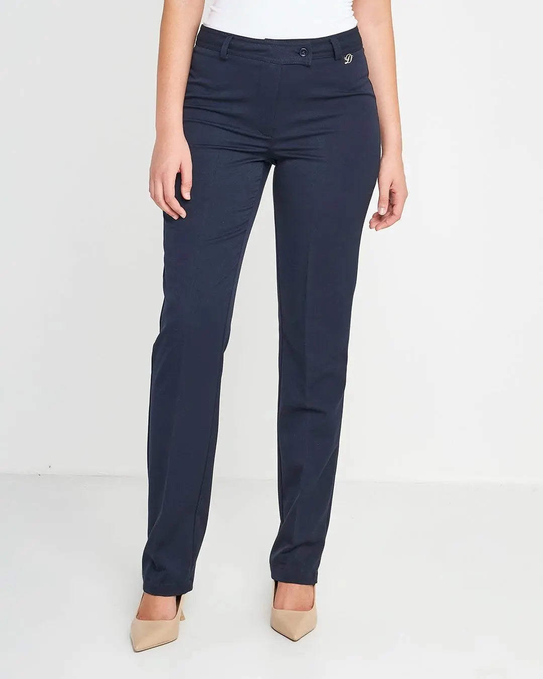 Pantalone frisi strass BLU DORABELLA