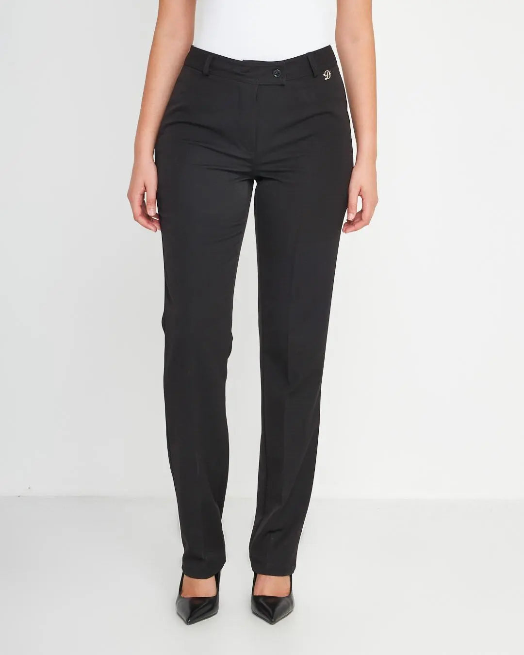 Pantalone frisi strass NERO DORABELLA