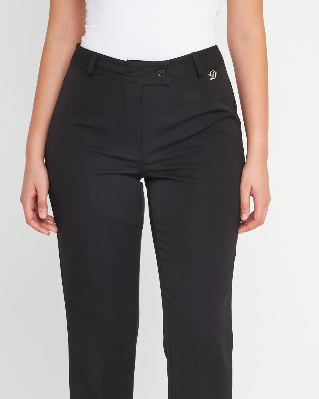 Pantalone frisi strass NERO DORABELLA