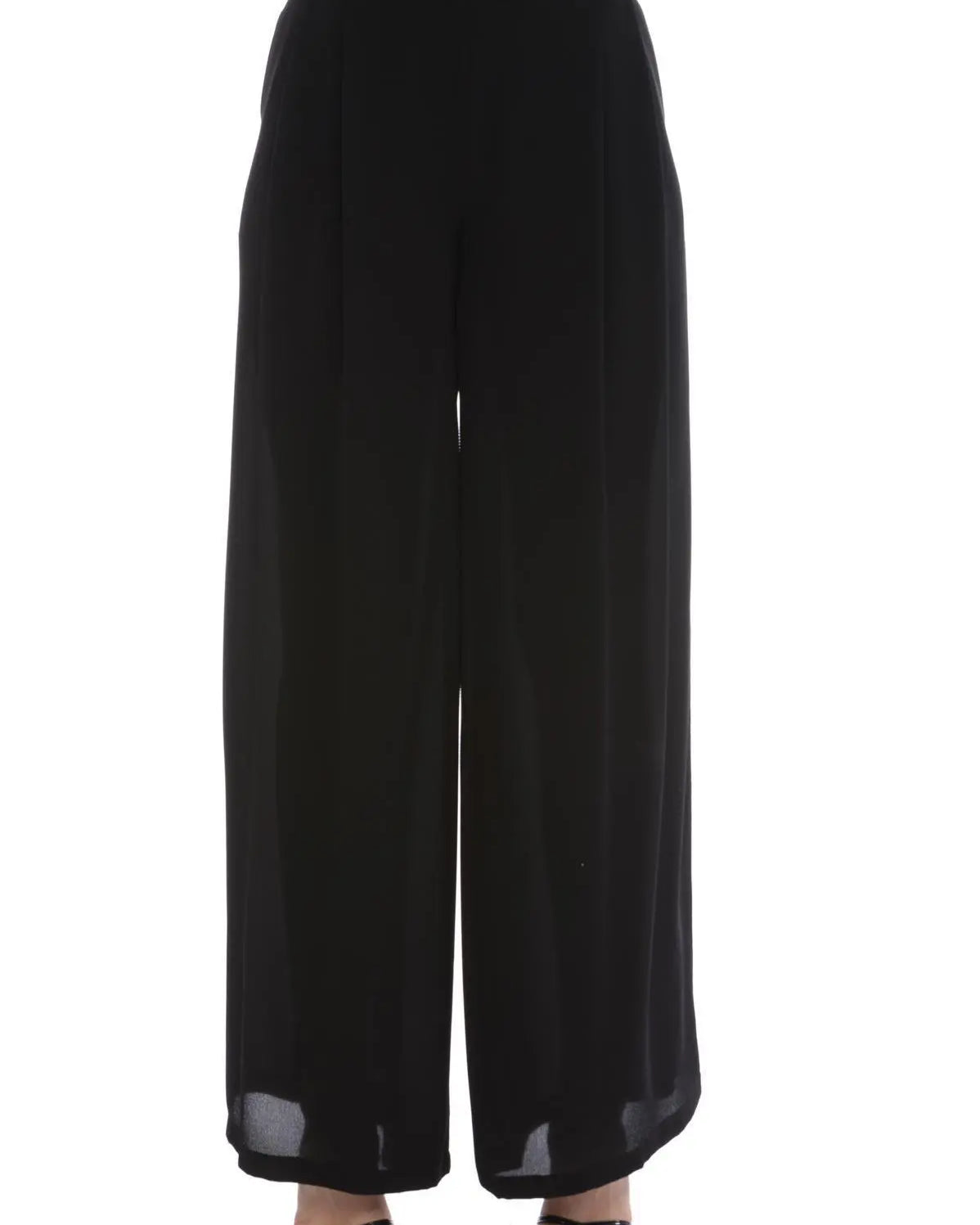 Pantalone gamba ampia NERO IRONICA 50