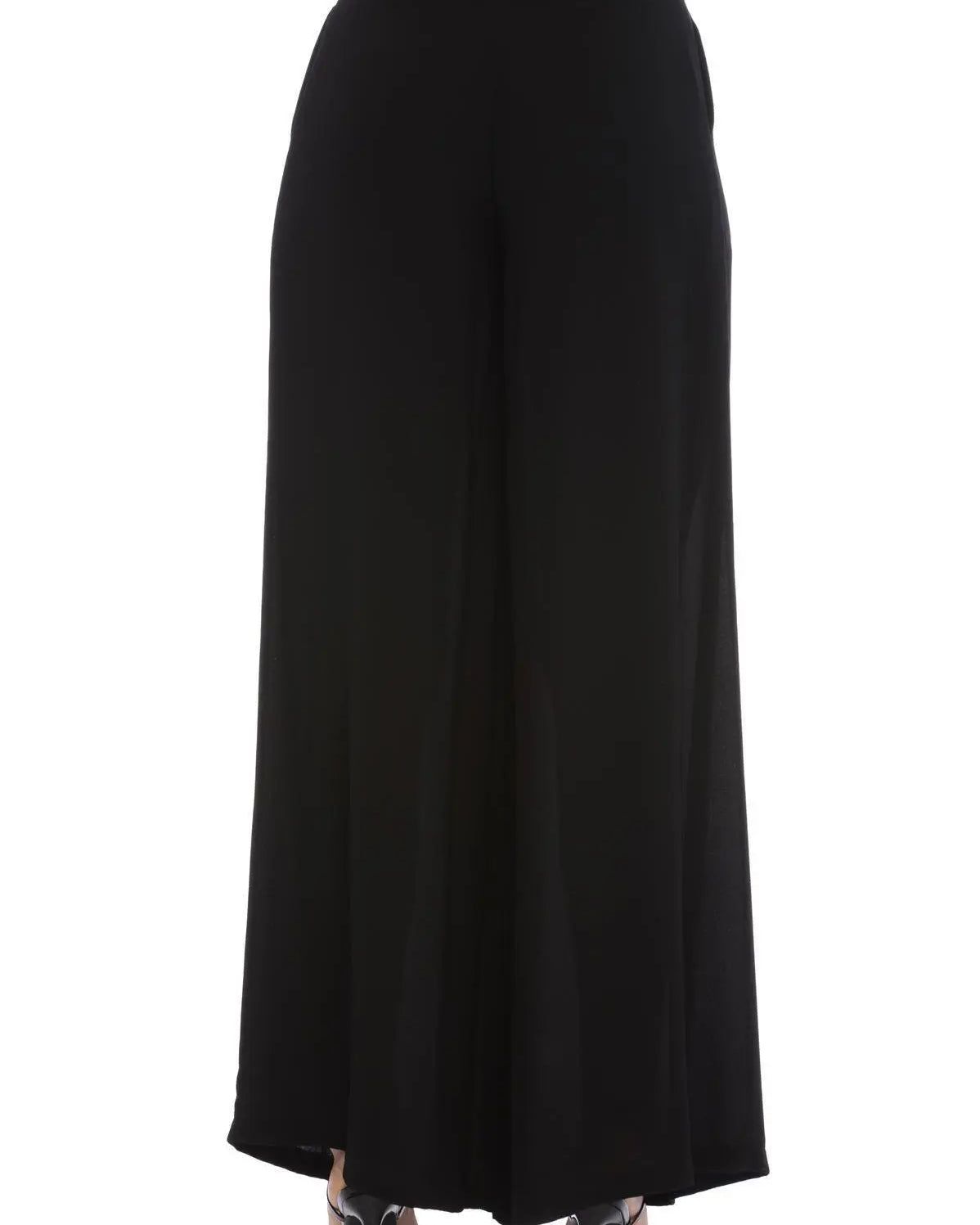 Pantalone gamba ampia NERO IRONICA