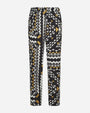 Pantalone geometrico Nero DORABELLA PIU'