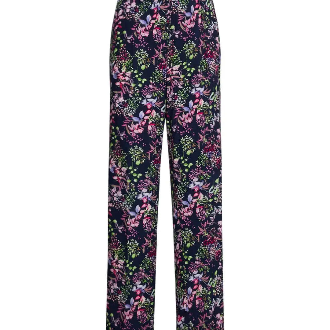 Pantalone in fantasia floreale BLU DORABELLA PIU' 53