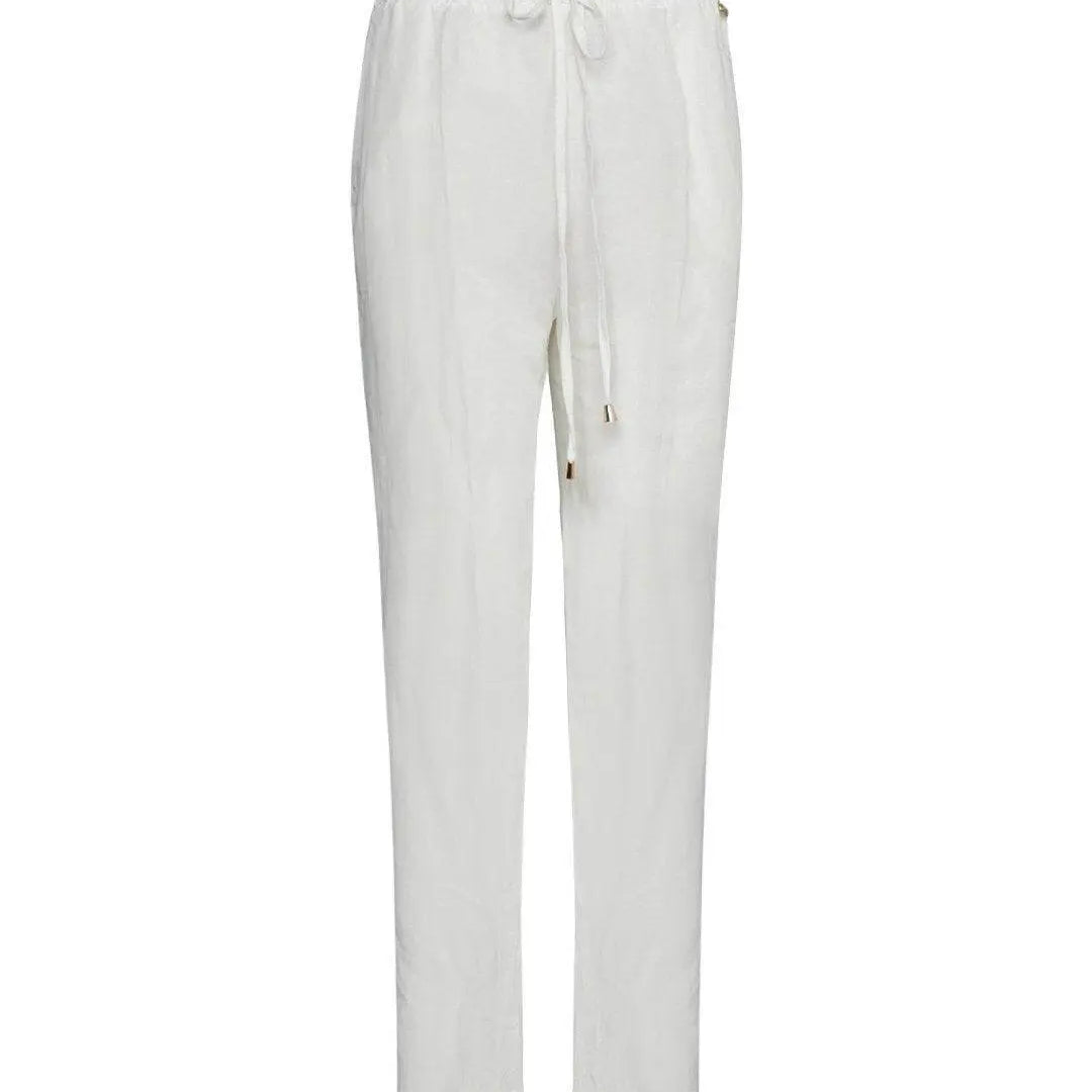 Pantalone in lino BIANCO DORABELLA XXL