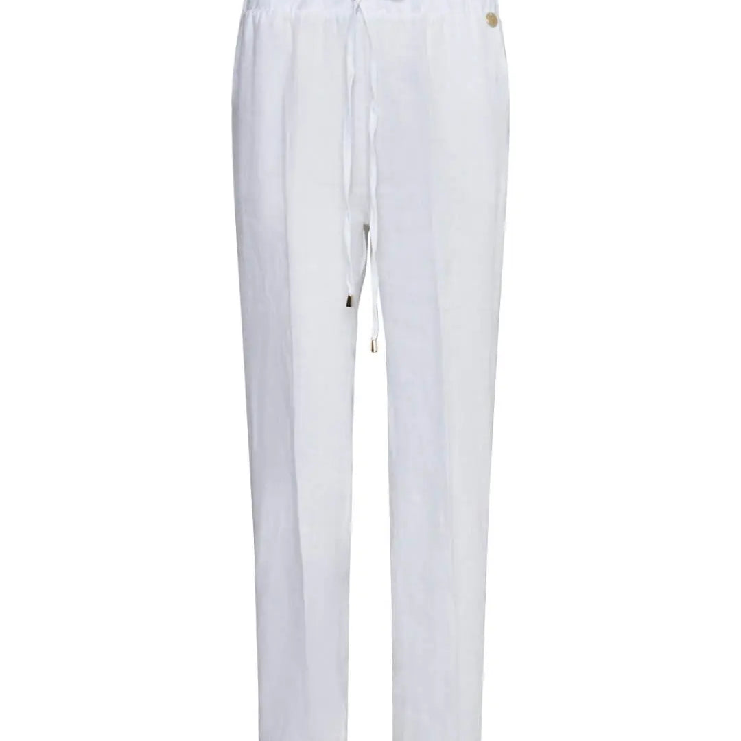 Pantalone in lino BIANCO DORABELLA XXL