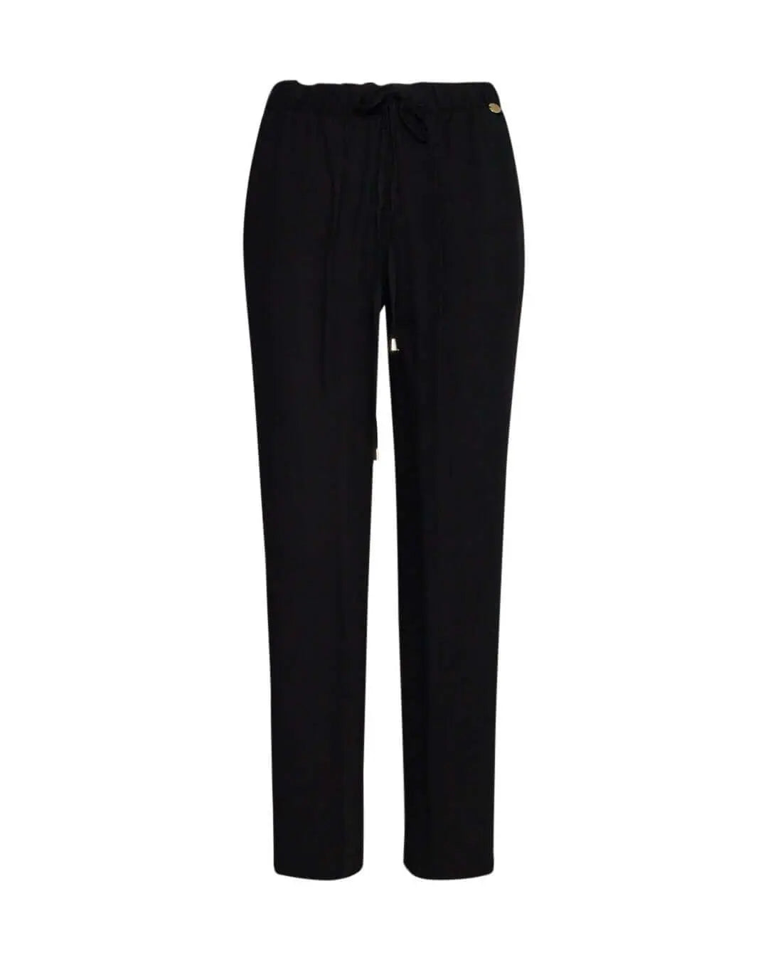 Pantalone in lino NERO DORABELLA XXL