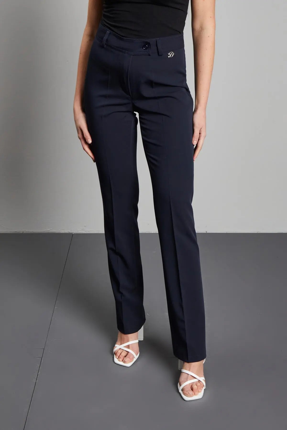 Pantalone in tinta unita BLU DORABELLA 54