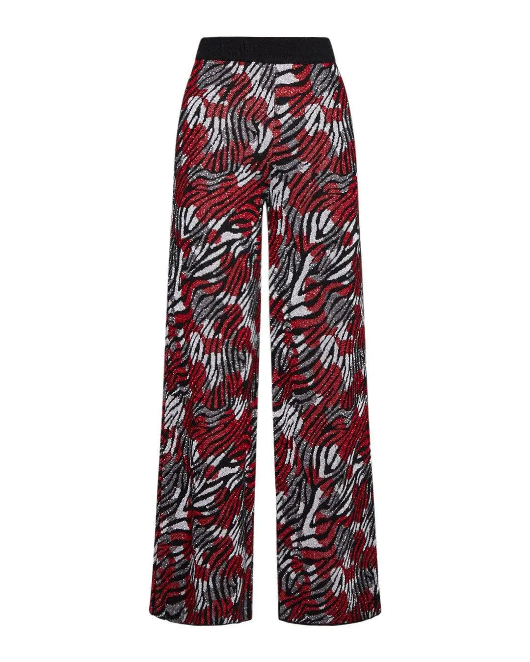 Pantalone jacquard ROSSO IRONICA XL