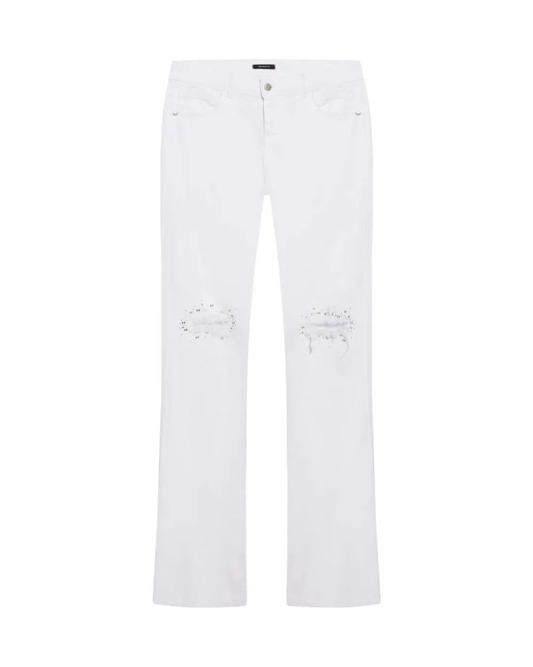 Pantalone jeansato BIANCO IRONICA 52