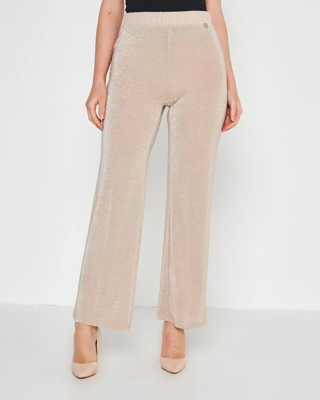 Pantalone  lurex CHAMPAGNE DORABELLA XXL