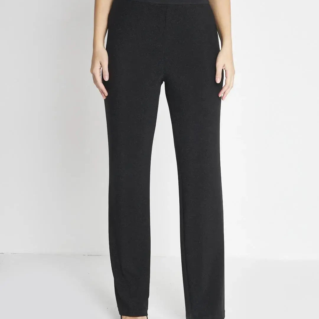 Pantalone lurex NERO DORABELLA PIU'
