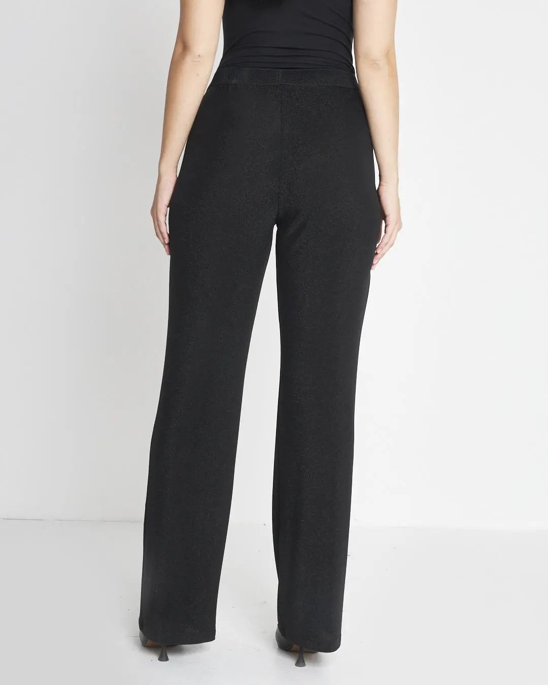 Pantalone lurex NERO DORABELLA PIU'