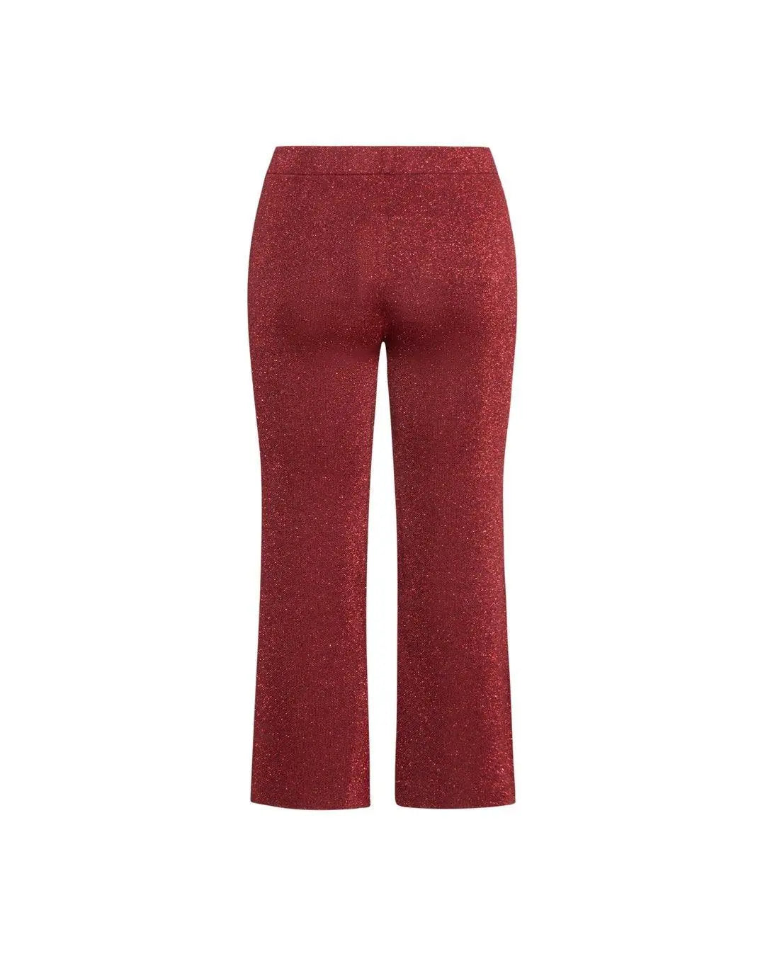 Pantalone lurex ROSSO IRONICA