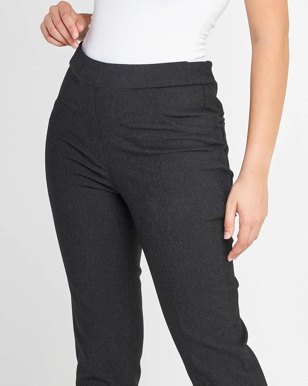Pantalone micro pois NERO-BIANCO DORABELLA