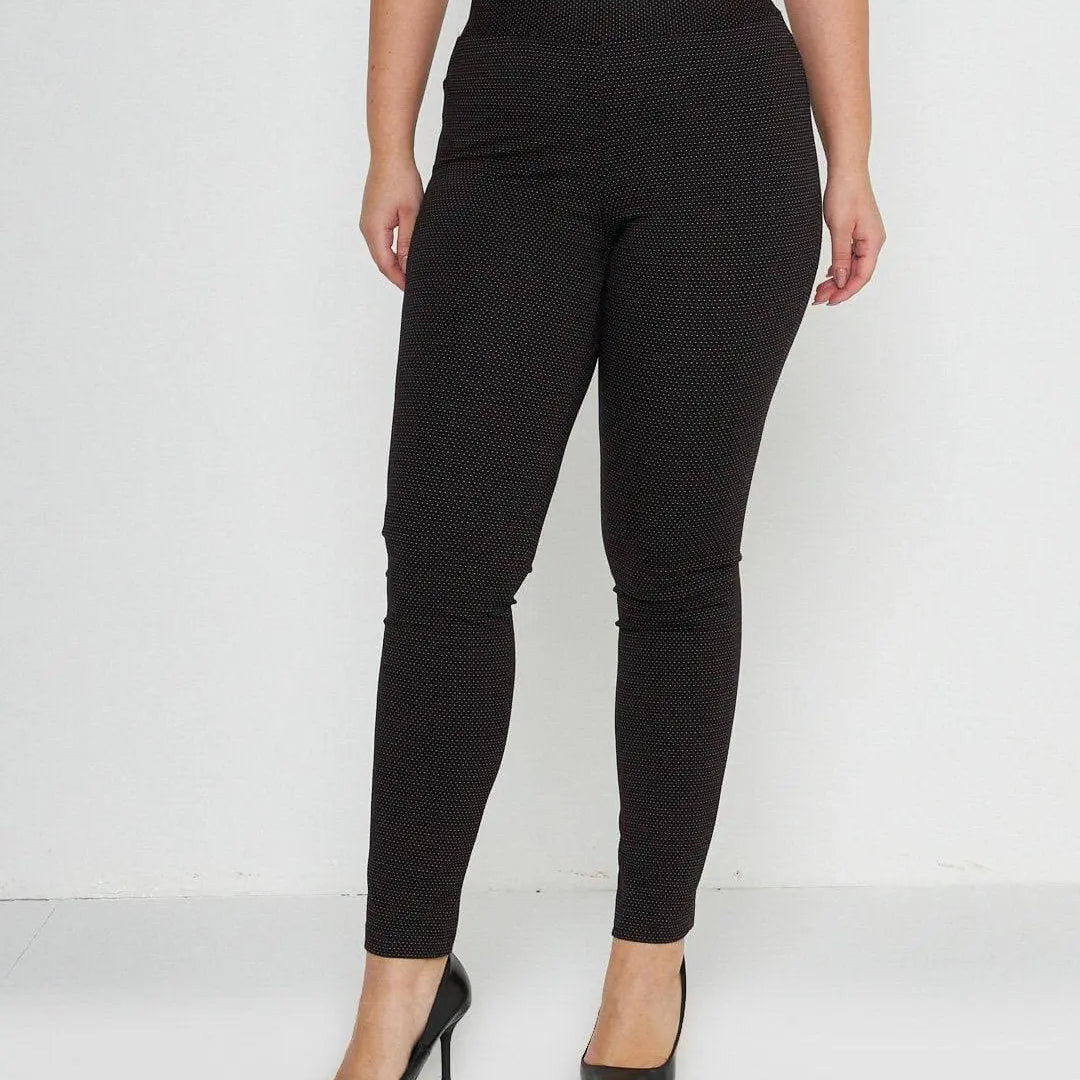 Pantalone micro pois ROSSO DORABELLA XXXL