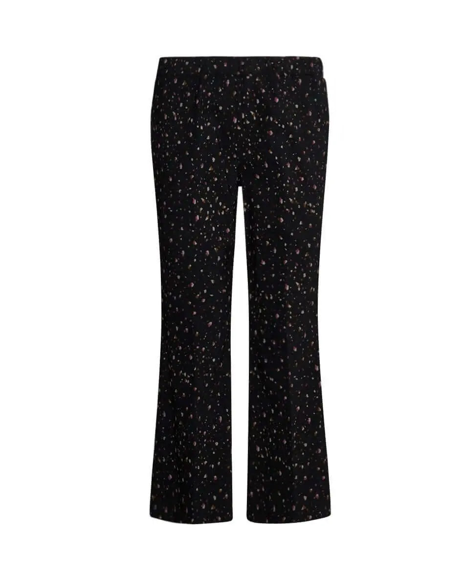 Pantalone microfantasia NERO DORABELLA XXL