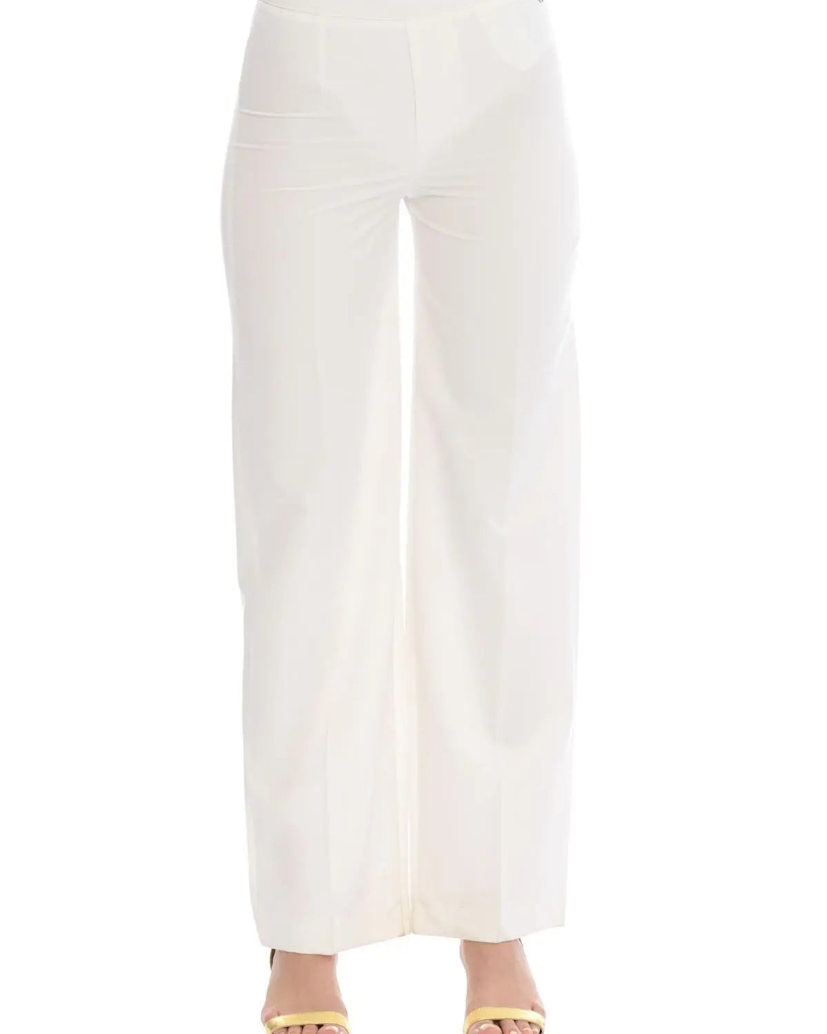 Pantalone palazzo BIANCO IRONICA 52