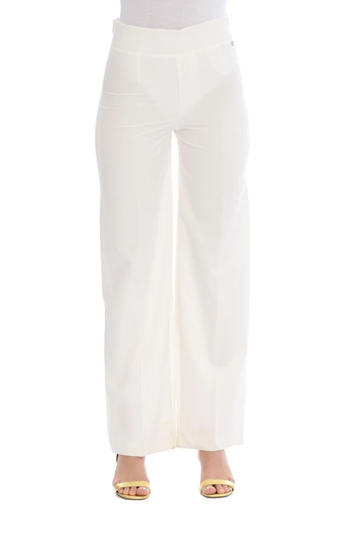 Pantalone palazzo BIANCO IRONICA 52