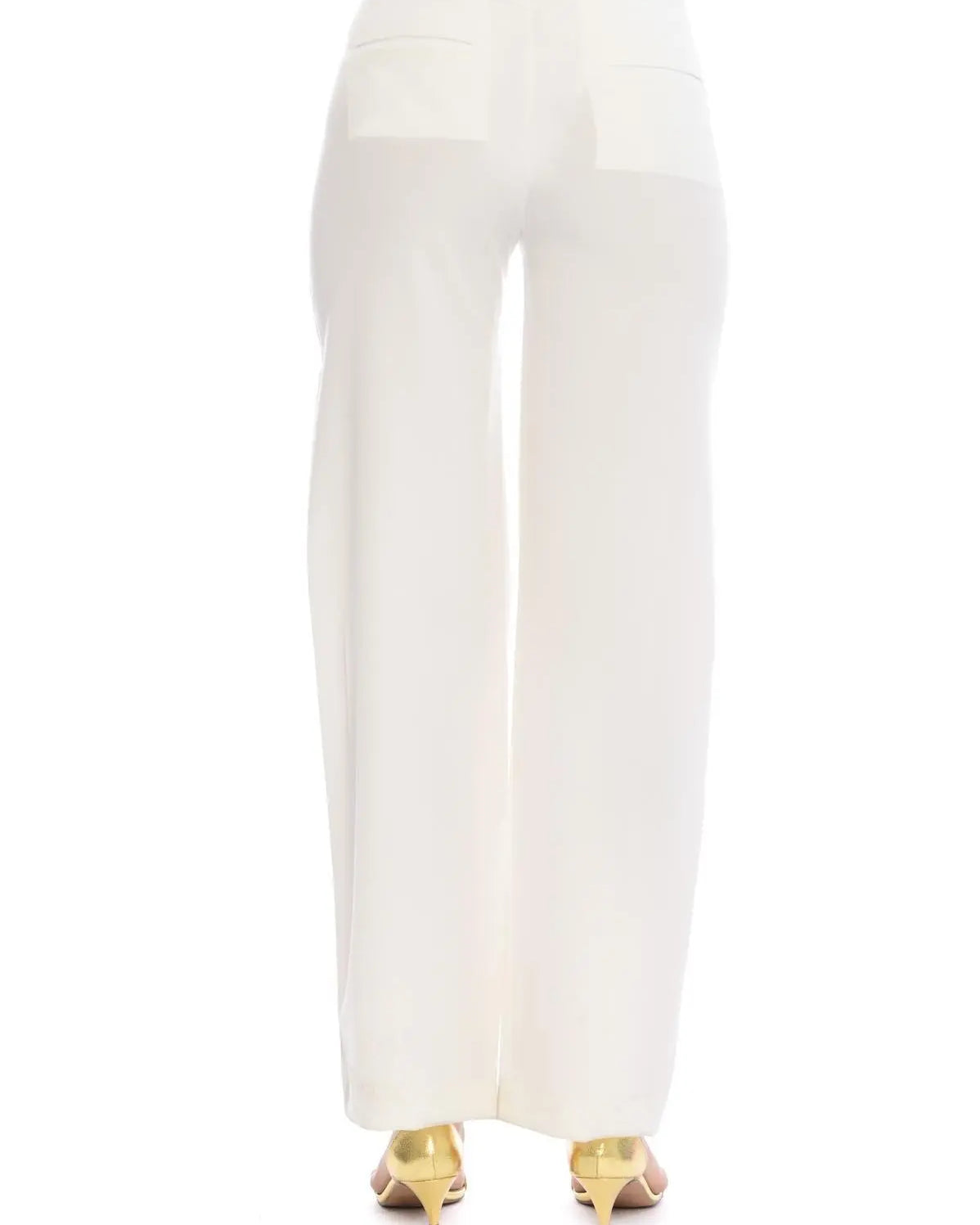 Pantalone palazzo BIANCO IRONICA