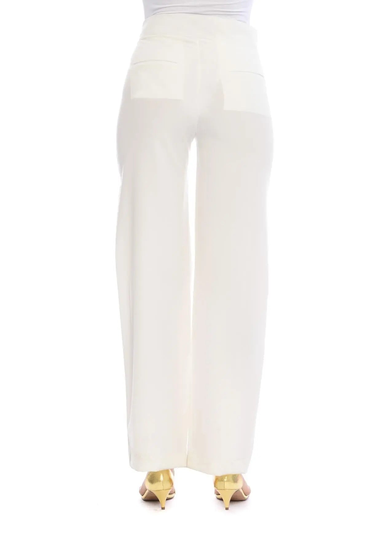 Pantalone palazzo BIANCO IRONICA